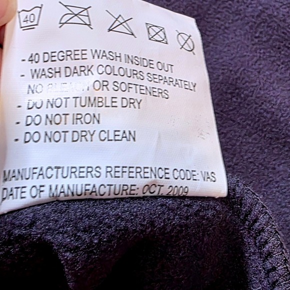 Royal Mail Logo Fleece Jacket Mens XL Full Zip Workwear Nvy Blue 46-50 Chest - Picture 6 of 7